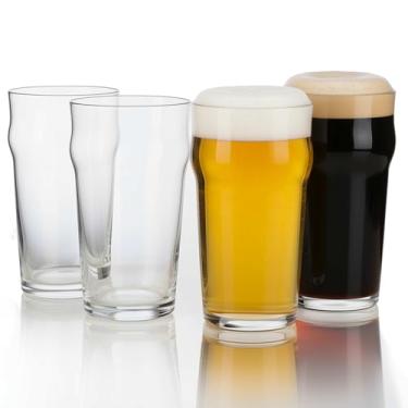 Imagem de English Pub – Copo de cerveja, 48 g, conjunto de 4 peças