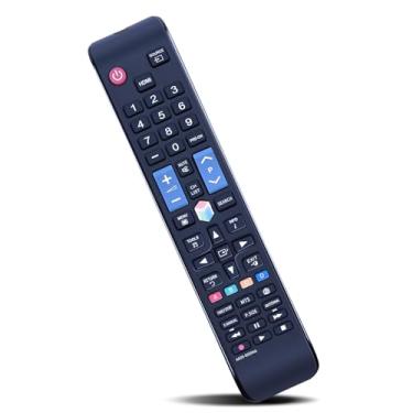 Imagem de Controle remoto AA59-00594A adequado para Samsung TV, substituição para Samsung PN60F5500 UN55F7450A UA55F6400AJXXZ UA55F8000AJ UN65F7100 UN46D7000 UN55F7100 UN40D600 000S UNIDADE 49KU6500 UN55D8000