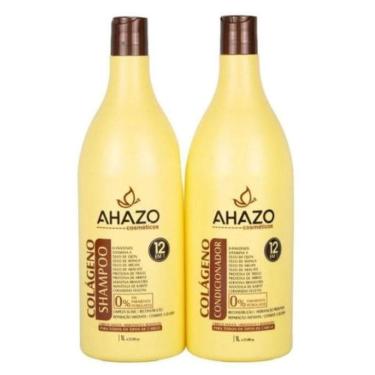 Imagem de Shampoo E Condicionador  Colageno Ahazzo 1 Litro
