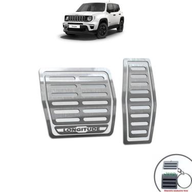 Imagem de Pedaleira Automático Jeep Renegade Longitude Prata