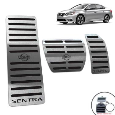 Imagem de Descanso + Pedaleira Nissan Sentra 2017 a 2020 Preto