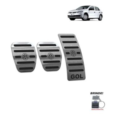 Imagem de Pedaleira Volkswagen Gol G5 2008 Até 2012 Preto