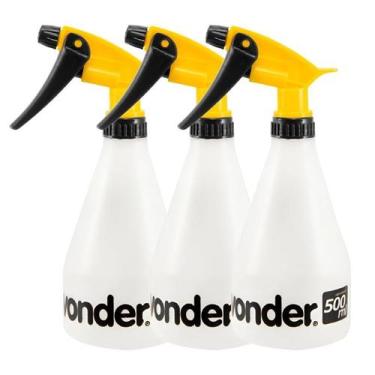 Imagem de Kit 3 Borrifador Esborrifador Pulverizador Pulveriza Plantas Hortas Ja