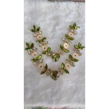 Imagem de Cabedal de chinelo margarida - Viviane Acessórios, Branco