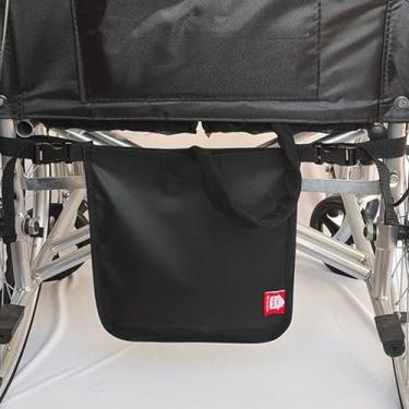 Imagem de AUSTYLCO Capas de saco de cateter para cadeiras de rodas, tecido Oxford forte, fecho mágico, fácil de limpar, suporte de bolsa de drenagem de urina adequado para cadeira de rodas ou cama