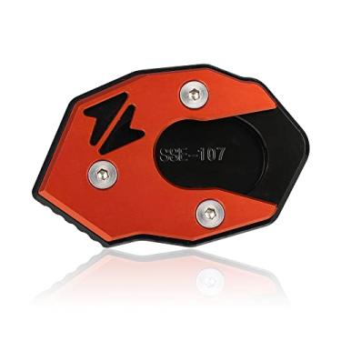 Imagem de Suporte lateral de motocicleta ampliado para Z650 2017-2020 Z900 2017-2021 Z900RS 2017-2021 Vermelho