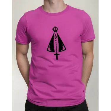 Imagem de Camisa Camiseta Adulto Masculina Feminina Algodão Nossa Senhora Aparec