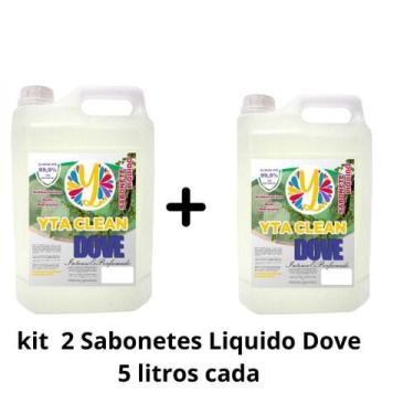 Imagem de Kit com 2 Sabonetes Dove perfumado e hidratante 5 litros - NoBrand