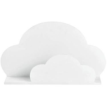 Imagem de Cabides de parede Rack de armazenamento em forma de nuvem, decoração de parede criativa, prateleira de parede de estilo nórdico, gancho de pendurar na parede de desenho animado, rolamento de carga 10