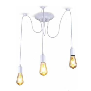 Imagem de FZGGWYHL Lustre de aranha clássico com 12 luzes, preto, projete seu próprio lustre de teto, fornecido com cabo de 199 cm