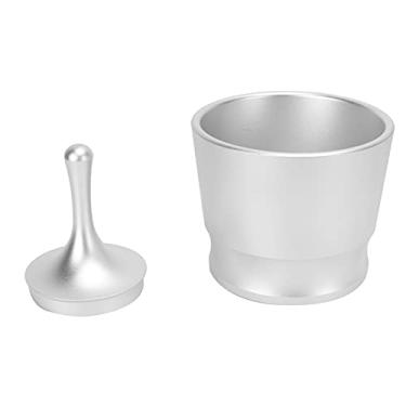 Imagem de Xcello Copo dosador de café de liga de alumínio de 51 mm, recipiente receptor de pó de grande capacidade para acessórios de café