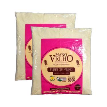 Imagem de Kit 2X: Fubá de Milho Orgânico Mano Velho 500g