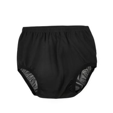 Imagem de Capa de fralda para adultos para incontinência, calça de látex à prova d'água ativa com uma camada de algodão levemente absorvente, reutilizável, lavável sem ruído, calça de plástico sem algodão, 4GG)