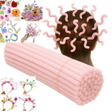 Imagem de Hastes de chenille flexível 30cm cabelo maluco limpador de cachimbo para artesanatos enfeites varias cores 100unidades