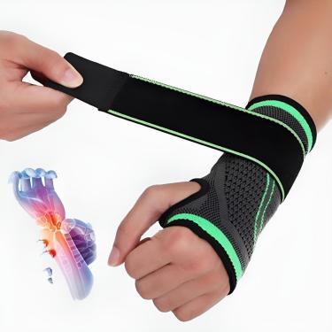 Imagem de 01 Munhequeira Alta Compressão Punho Tala Ajustável-Unissex