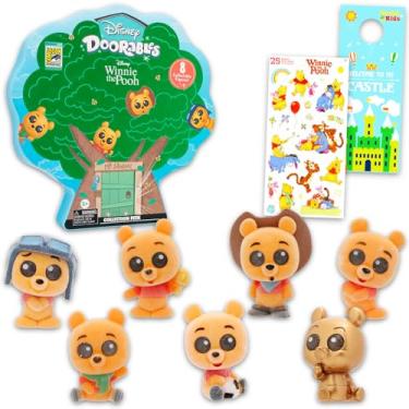 Imagem de Disney Doorables Winnie The Pooh Collection Peek - Bundle with 8 Doorables Winnie The Pooh Mystery Figures for Kids and Adults Plus Stickers, More | Disney Mini Figures