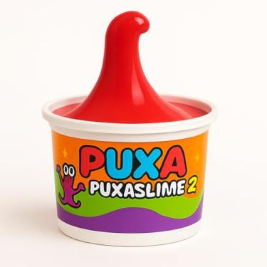 Imagem de Puxa Slime - Geleca Elástica Divertida para Crianças - Brinquedo Sensorial que Estimula Criatividade e Alivia o Estresse (Vermelho)