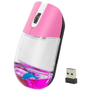 Imagem de Mouse sem fio de areia movediça 2,4 G (rosa)