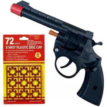 Imagem de Arminha de Brinquedo R38 com Espoleta Giratória (72 Cartuchos Inclusos)