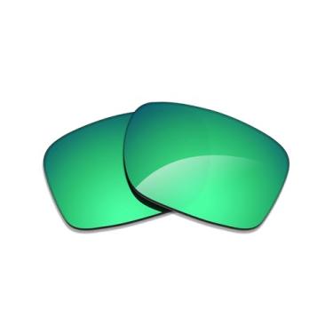 Imagem de Alphax Lentes de reposição polarizadas Elite espelhadas verde-esmeralda para óculos de sol Amazon Echo Frames (3ª geração)