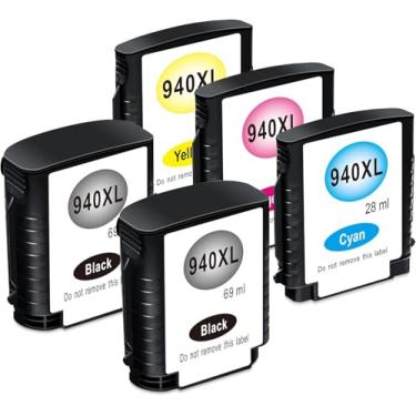 Imagem de Substituição de tinta 940 940 XL para cartucho de tinta 940XL compatível com tinta 940 para impressora HPQ Officejet Pro 8000 8500 8500A 8500A Plus. Modelo de máquina: A809a A811a A909a A909g A909n