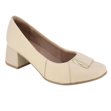 Imagem de Scarpin Usaflex Joanete Salto Bloco Feminino