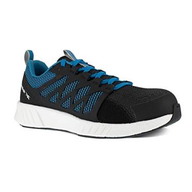 Imagem de Reebok Fusion Flexweave Work Comp Toe Tênis masculino industrial e de construção, Preto, 44