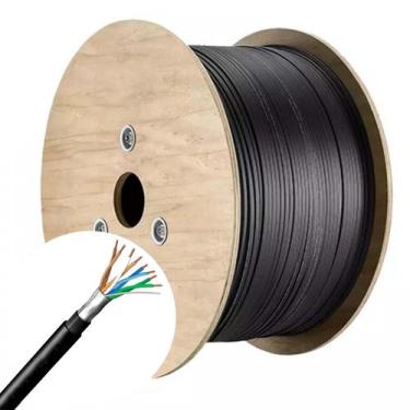 Imagem de Cabo De Rede Cat5e F/utp 24 Awg Blindado Dupla Capa 50m - Star Brazil