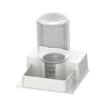 Imagem de Generic Bebedouro automático para répteis com bebedouro, fácil de limpar, suprimentos para animais de estimação, dispensador de água, alimentador para dragões, Branco