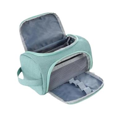 Imagem de Ioensy Estojo grande para lápis, organizador de escritório, bolsa para material escolar, estojo leve e simples para canetas marcadoras, de armazenamento para, Verde