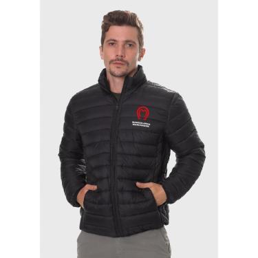 Imagem de Jaqueta Puffer MangaLarga Marchador Masculina Capuz Removível Cor:;Tamanho:P;Gênero:Masculino-Masculino