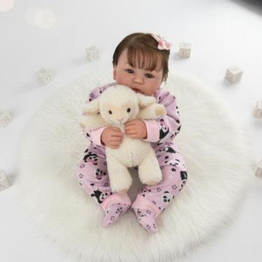 Imagem de Bebê Reborn Menina Real Inteira Vinil Silicone Banho - Mundo Azul E Ro