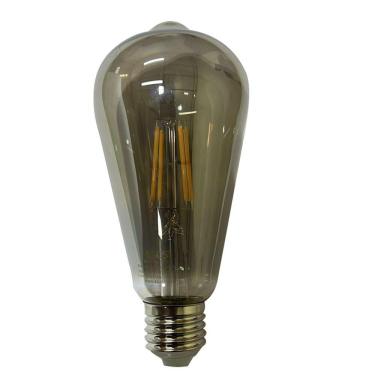 Imagem de Lampada Led 30w Multi Filamento Fume Kit 2 Uni Iluminaçao Casa Quarto Sala Garagem Ambiente Branco Quente Luz