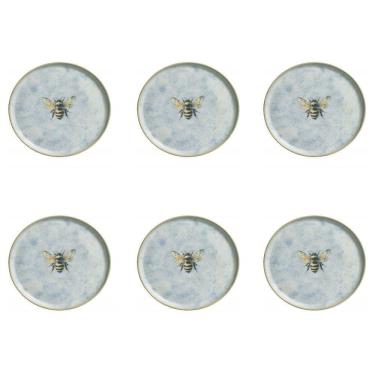 Imagem de Conjunto De Pratos De Sobremesa 06 Peças Bio Animália Porto Brasil