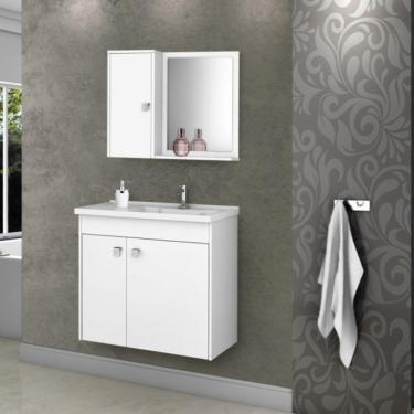 Imagem de Conjunto Gabinete E Espelheira Colmar Branco