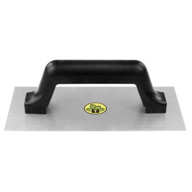 Imagem de Desempenadeira Metálica De Base Lisa Tramontina Sem Dentes Com Cabo Plástico