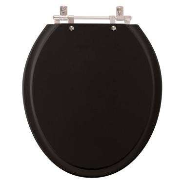 Imagem de Assento Sanitário Lirio Preto para Vaso Celite