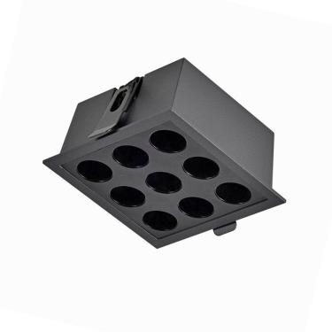 Imagem de Spot De Embutir Nordecor Downlight Powerus Led Alto Irc 90 18w Bivolt Preto 4000k