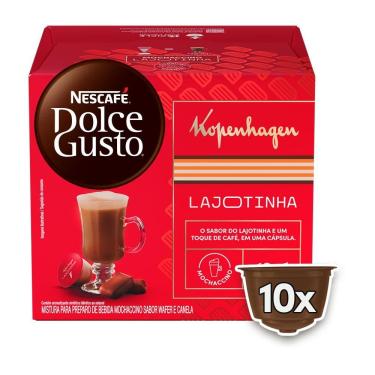 Imagem de NESCAFÉ DOLCE GUSTO Mochaccino Lajotinha Kopenhagen - 10 CÁPSULAS