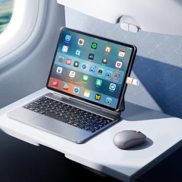 Imagem de Adaptador USB C para USB 3.0 OTG (2 peças), adaptador USB-C para USB-A compatível com celular, tablet e outros dispositivos tipo C (preto e dourado)