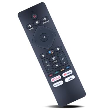 Imagem de ZWP URMT26CND002 Controle remoto de voz de substituição para Philips TV, para Philips Smart TV 50PUL7672/F7 75PUL7552/F7 5PUL7552/F7 43PUL7672/F7 50PUL7552/F7 643PUL7652/F7 65PUL7552/F7 65PUL7552/F7
