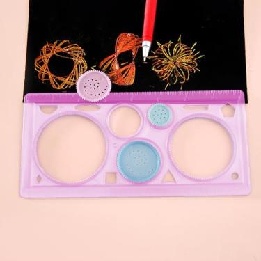 Imagem de Régua de desenho animado fofo para desenho geométrico, adequado para desenho BLC22-03