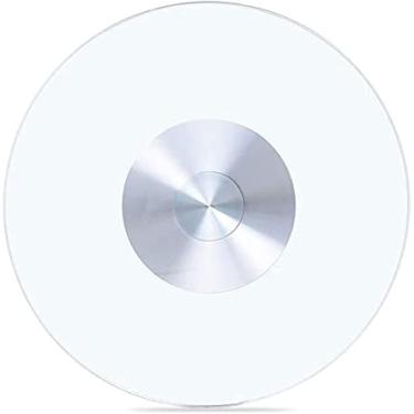 Imagem de Mesa De Jantar De Vidro, Mesa Giratória De Vidro Grande De 50 Cm, Bandeja Giratória Redonda De Vidro Temperado, Prato De Servir Para Cozinha, Silencioso E Estável, 100cm/39in