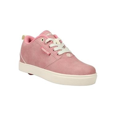 Imagem de HEELYS Tênis de skate feminino Pro 20 Prints (criança pequena/adulto), Rosa/creme, 22