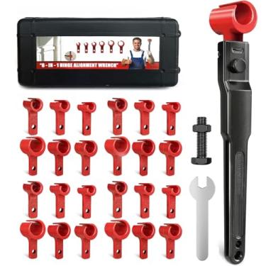 Imagem de Door Hinge Adjustment Tool Kit Door Gap Adjustment Tool for Precise Hinge Gap Adjustment Upgraded Hinge Gap Adjusting Wrench for Installation and Repair of Residential and Commercial-20