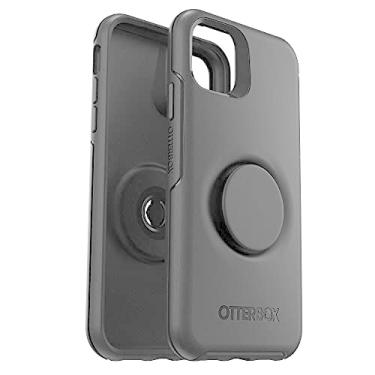 Imagem de OtterBox Para Apple iPhone 11, capa protetora fina com PopSockets integrados PopGrip, Otter + Pop Symmetry, preta
