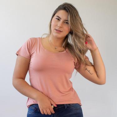 Imagem de Blusa Feminina Básica Lisa Manga Curta Anticorpus-Feminino