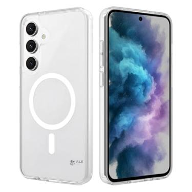 Imagem de Capa para Galaxy S25 Capinha Slim Premium com [Proteção de Câmera] Magnética Clear Case Transparente [Anti-Amarelamento], Compatível com Indução Magnética e Anti Impacto