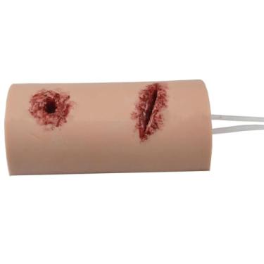 Imagem de Treinador de embalagem de feridas, modelo de treinamento de parada de sangramento para controle de hemorragia, modelo simulador de laceração, simula empacotamento de feridas e treinador de torniquete