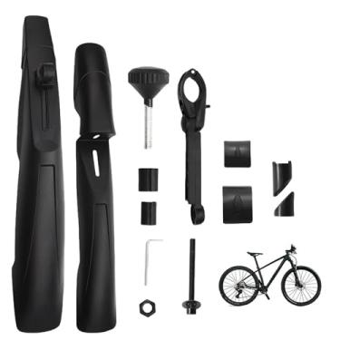 Imagem de 1/2 peças Para-lamas de bicicleta Mountain Bike, protetor de lama para roda dianteira e traseira de 26 a 29 polegadas, protetor de liberação rápida(026 A Set)